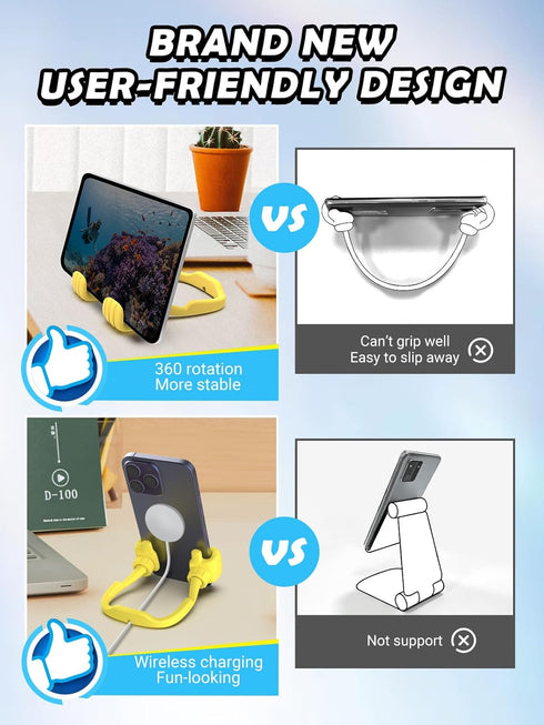 CALDEVER 8) Stocking Stuffers for Men Women Teens Kids Gifts for Men Christmas: Thumbs Up Lazy Phone Stand Holder Funny