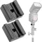 Updated Anwenk Flash Cold Shoe Mount Adapter - Flash Stand Adapter with 1/4"-20 Tripod Screw Thread for Camera Flash