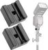 Updated Anwenk Flash Cold Shoe Mount Adapter - Flash Stand Adapter with 1/4"-20 Tripod Screw Thread for Camera Flash