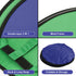 Cosmos 1 43 110 cm Pc Blue Screen Backdrop in / Diameter Foldable Portable Photography Background Green Screen Chroma