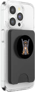 Great Dane Puppy Lover PS Funny Great Dane Puppy In A Baby Carrier. Dog Lover PopSockets PopWallet for MagSafe