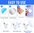 Bewudy 14pcs Metal Plates for Magnetic Mount, Round Magnet for Phone Case, Round Mobile Phone Metal Plate Mini Adhesive