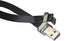 Long Black FFC USB C FPV Flat Slim Cable, USB Type-C 90 Degree to Standard USB A for Sync and Charging (60CM)