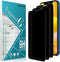 Slanku 3 Pack Privacy Screen Protector for iPhone 12, 12 Pro - Anti-Spy, Full Coverage, Tempered Glass, Case Friendly.
