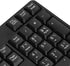 SUNGOOYUE Wired Keyboard, 104 Keys USB Interface Arabic Keyboard, ABS Office Keyboard for Desktop Computers (Black)