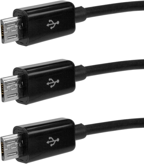 BoxWave S7 MP3 Cable Compatible with QNGEE Portable Player - MultiCharge MicroUSB Cable, Multiple Charging Cable Micro