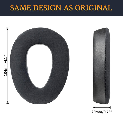 SOULWIT Professional Earpads Replacement for Sennheiser PXC550, PXC 550-II, MB660 UC, MB 660 MC, Ear Pads Cushions with