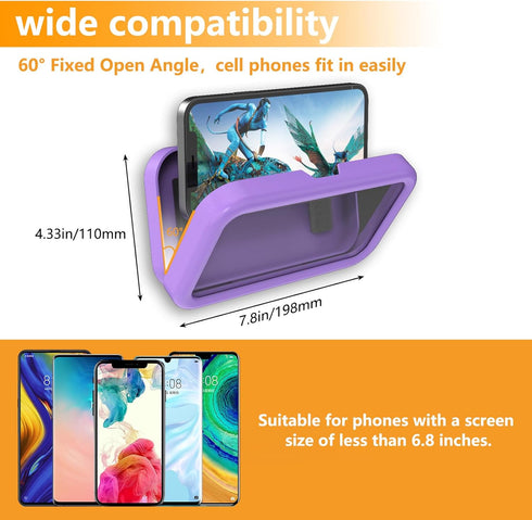 Waterproof Shower Phone Holder, 360° Rotation Shower Case, Angle Adjustable, Anti-Fog High Sensitivity, Compatible with