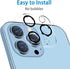 Dengduoduo 3 Pack Tempered Glass Camera Lens Protector for iPhone 13 Pro & Pro Max, Ultra HD, 9H Hardness, Easy Install.