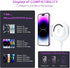 UCOMX Nano Mini Magnetic 2 in 1 Wireless Charger, Traveler Wireless Folding Charging Station, Compatible for iPhone