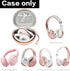 Extra Large Headphone Case Compatible with TOZO HT2/ for Beats Studio Pro/for Beats Solo3/ for Beats Studio3/ for Picun P26/ for Elecder i39 and More Foldable Bluetooth Wireless Headset - Rose Gold