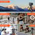 Tripod Camera Tripods, 74" Heavy Duty Tall Stand with Phone Holder, Compatible with DSLR, Cell Phones, Projector