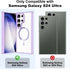 DAKORIE for Samsung Galaxy S24 Ultra Case Clear Slim PC Never Yellowing S24 Ultra Phone Cover Military Grade Anti-Drop Phone Case for Galaxy S24 Ultra 6.8 inch - Clear Purple
