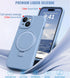Vanxiliiy 15 15 6.1" Compatible with iPhone Case with Stand, Premium Slim Liquid Silicone Phone Cases for iPhone