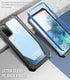 Poetic Guardian Series Case for Samsung Galaxy S20, Full-Body Hybrid Shockproof Bumper Cover, Blue/Clear