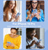 Ktele iPhone 14 Pro Case, Light Blue AB-Grade Liquid Silicone with Shockproof Airbags & Anti-Scratch Microfiber Lining