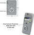 RFID Card Holder & Ring Stand for All Smartphones - Light Grey