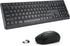 Wireless Keyboard and Mouse Combo for Windows, 2.4G Full-Sized Cordless Keyboard Mouse for Laptop PC Desktop Chrome