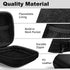 Woyinger Square Earbud Case Portable EVA Storage Bag Cell Phone Accessories Organizer with Carabiner for Wired/Wireless