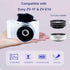 FotoZ 40.5mm 0.75x Mini Wide Angle Conversion Lens with Macro for Sony ZV-1F ZV-E10 Accessories