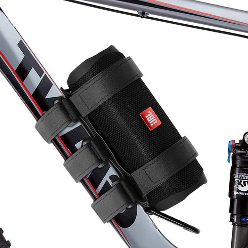 Portable Speaker Mount for Golf Cart Railing, Bike, or Boat - Waterproof Adjustable Strap for Most Bluetooth Speakers