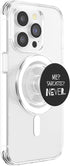 Funny Sarcastic Apparel Funny Sarcastic Quotes Me Sarcastic? Never. PopSockets PopGrip for MagSafe