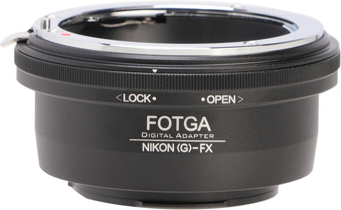 FocusFoto FOTGA AI(G)-FX Adapter for Nikon G/F/AI/AIS/D/AF-S Mount Lens Compatiable with Fujifilm Fuji