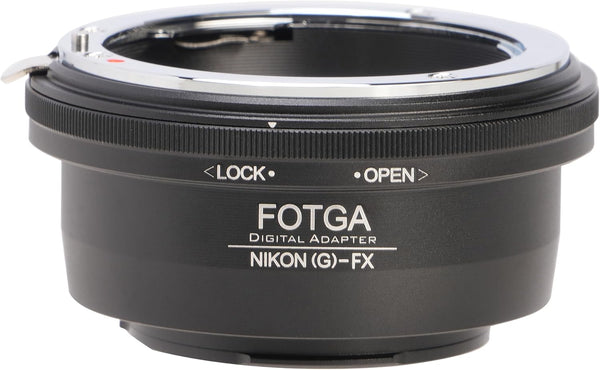 FocusFoto FOTGA AI(G)-FX Adapter for Nikon G/F/AI/AIS/D/AF-S Mount Lens Compatiable with Fujifilm Fuji