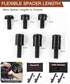 Solid As Mountain 92PCS Set M4 M5 M6 M8 80", Universal TV Mounting Hardware Screw Kit - Screws, Spacers and Washers