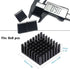6pcs Small Aluminum Heatsink 25x25x10mm - Cooling Radiator with Thermal Conductive Tape for ASUS ROG Ally