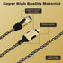 USB C to Ethernet Adapter Cable 15 FT, Upgrade USB-C to RJ45 Cable, Gold-Plated, Nylon Braided, for MacBook Pro/Air
