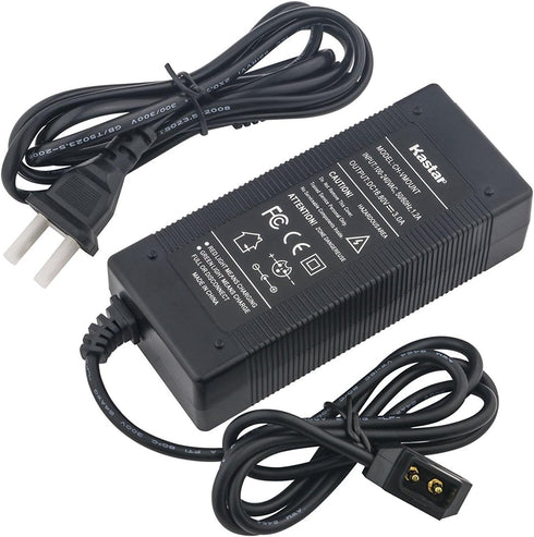 Kastar D-Type Charger with D Tap Cable for Sony BP-U65, V Mount Battery, Compatible with HDW-800P, PDW-850