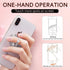 Cell Phone Finger Ring Stand with Sparkly Diamond, Nsiucion Heart Kickstand Holder for All Phones and Tablets
