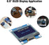AYWHP 5 0.96 Inch I2C 128x64 Pcs OLED IIC Display Module, Pixel Serial Display Board, Module for Arduino Display