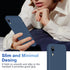 Liquid Silicone Case for Samsung Galaxy S23 Ultra 5G, Full Body Protective, Slim Fit Shockproof Case 6.8in Blue JUS01-28