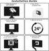 Universal Monitor VESA Mount Adapter for Non-VESA 13-27 inch Monitors Tablets iPad Bracket Kit