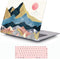 iCasso MacBook Air 13 Inch Case 2018-2020 Release A2337 M1/A1932/A2179, Protective Hard Shell with Keyboard Cover