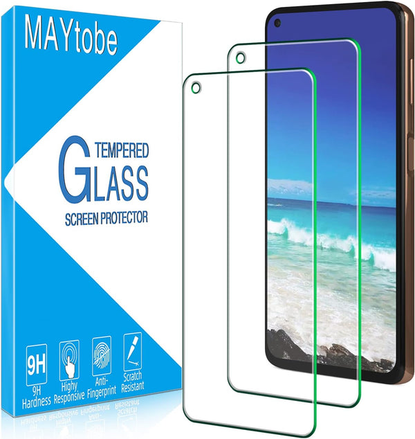 MAYtobe 2 Pack Screen Protector for Motorola Moto G Stylus 5G, Tempered Glass, Anti-Scratch, Bubble Free