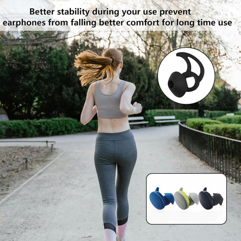 Earbud Replacement Tips Silicone Tips Compatible with Bose Quietcomfort and Sport Headphones, 3 Pairs S M L