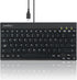 Perixx PERIBOARD-426 Wired Mini Low Profile Keyboard (Wired USB), US English Layout (11665)