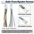 10Pin&6Pin RAV4 4Runner Radio Wiring Harness with Antenna Kit Compatible with Toyota Camry Corolla Highlander Prius