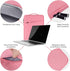 15.6 Inch Waterproof Laptop Case Bag for Women, Chromebook Sleeve for HP Spectre x360, Lenovo Flex 5, Acer Aspire (Pink)
