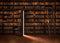 BELECO 5x3ft Fabric Mysterious Magic Library Backdrop Vintage Wooden Bookshelf Old Books Candles