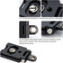 Kiorafoto 40MM Universal Arca Swiss Quick Release Plate with 1/4"-20 Screw & Adjustable Neck Strap Connect Eyelet for Tripod Ball Head, Camera Hand Wrist Strap Adapter Accessories