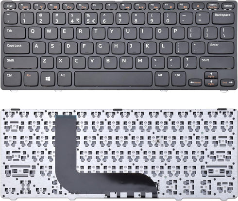 Keyboard Compatible with Dell Inspiron 13Z-5323, 14Z-5423, 14Z-4523, 14Z-3528, Vostro 3360 Series, Black US Layout