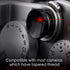 Soft Shutter Release Button (2 Pack/Black), High-end Concave Camera Shutter Button