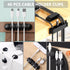 ELII 300PCS Cable Management Kit,4 Cable Sleeve 35 Cable Clips with 11Cord Holders,15+5Roll Cable Organizer Straps and 200 Fastening Cable Ties,20 Cable Zip Tie Mounts for Computer TV Under Desk