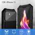 Heavy Duty Protection Case for iPhone 15, Built-in Lens Screen Protector, Rugged Stand, 360 Full Body Military Grade,