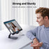 iWALK 17 16 15 14 13 12 Magnetic Cell Phone Stand for Desk, Angle and Height Adjustable Mobile Phone Holder, Foldable