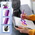 MEKO Stylus Pens for Touchscreens, 10 Pack Thin Rubber Tip Stylus with 20 Pcs Replacement Tips for iPad, iPhone,